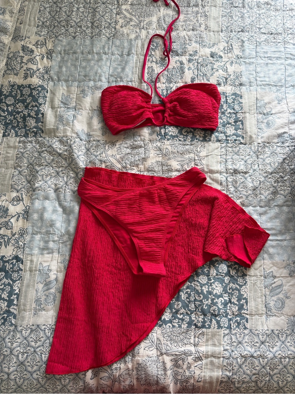 SHEIN Hot Pink Swim Set in Branded Packaging